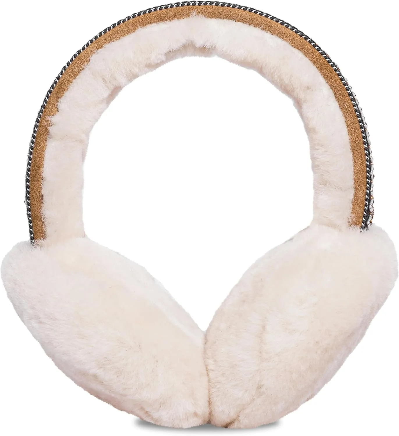 UGG EARMUFF UGG Women's Sheepskin Tasman Earmuff, Chestnut, One Size