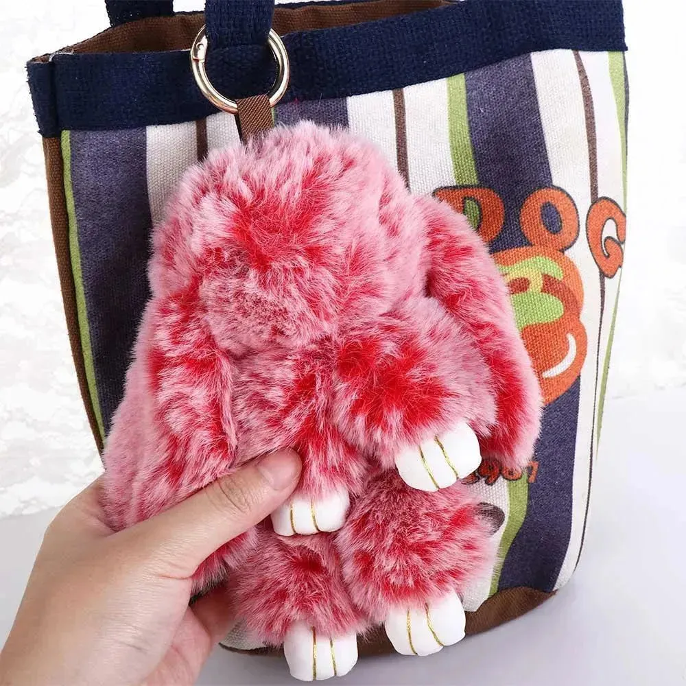 Ultra-Furry Bunny Plush Keychain