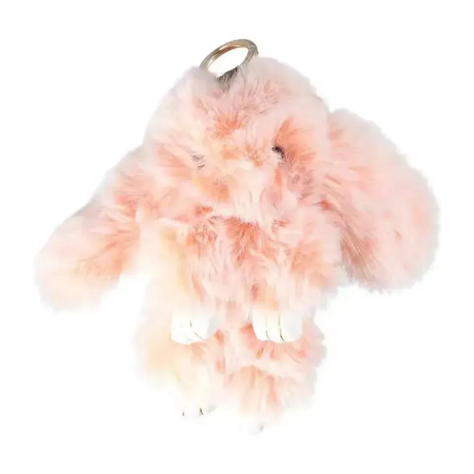 Ultra-Furry Bunny Plush Keychain