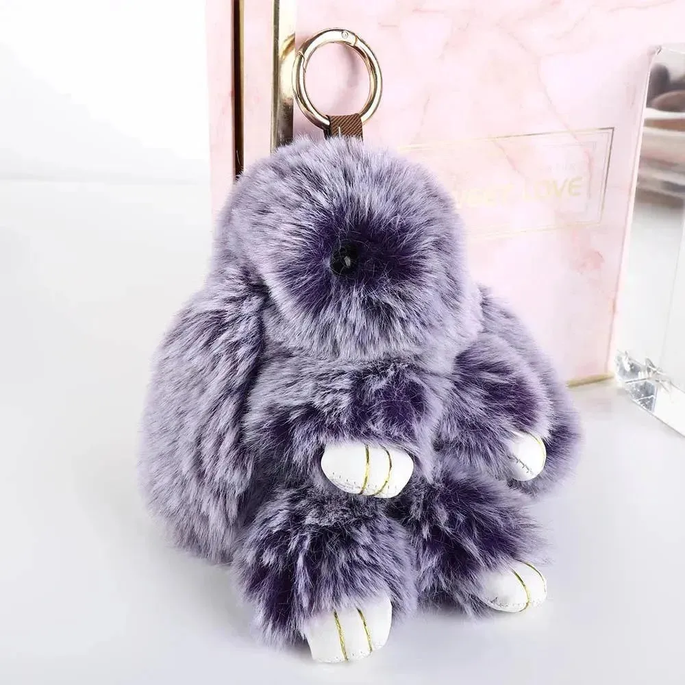 Ultra-Furry Bunny Plush Keychain