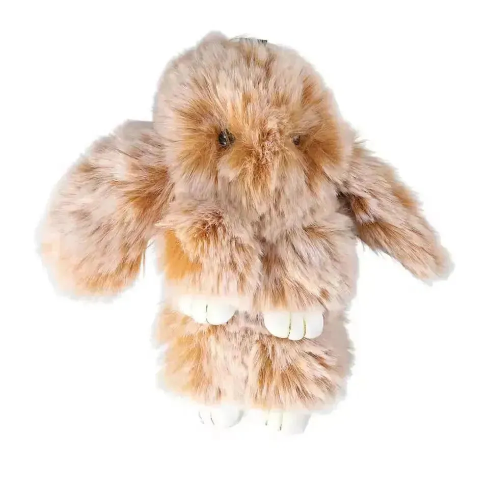 Ultra-Furry Bunny Plush Keychain