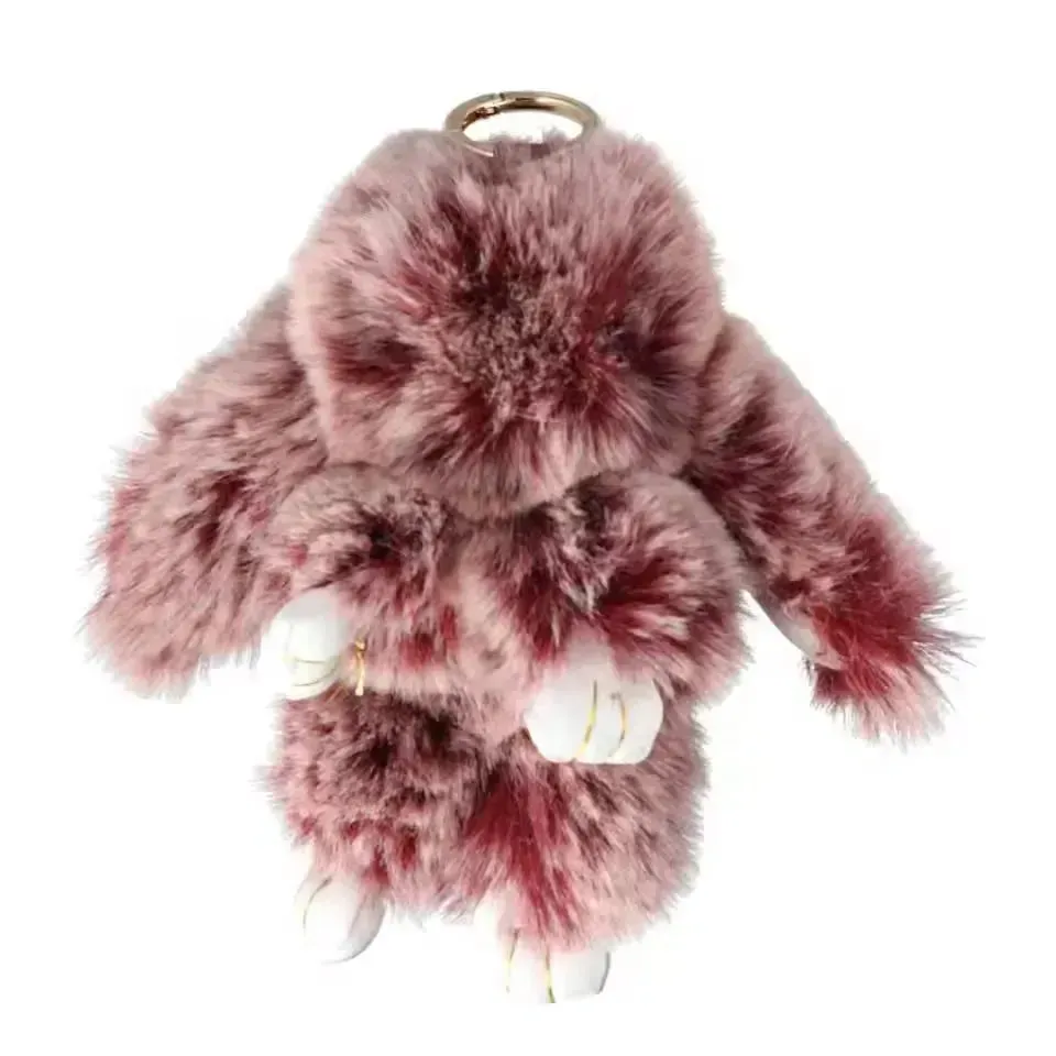 Ultra-Furry Bunny Plush Keychain