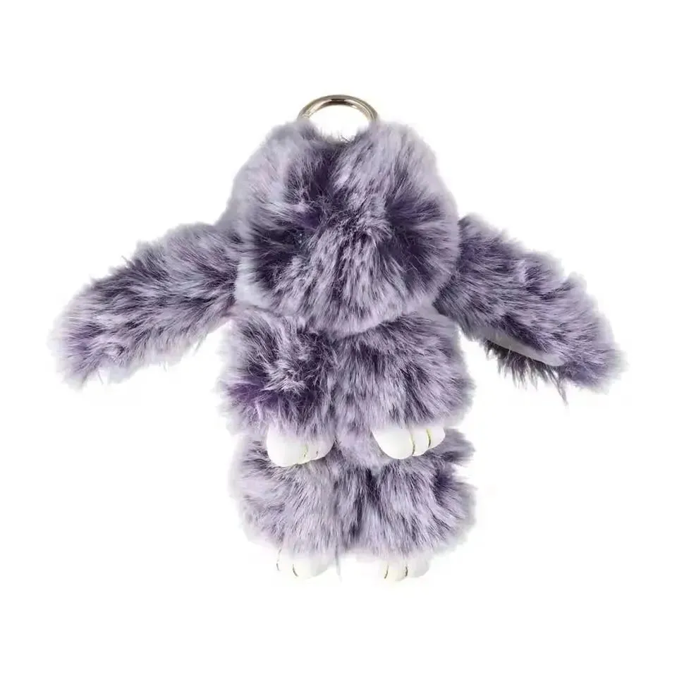 Ultra-Furry Bunny Plush Keychain