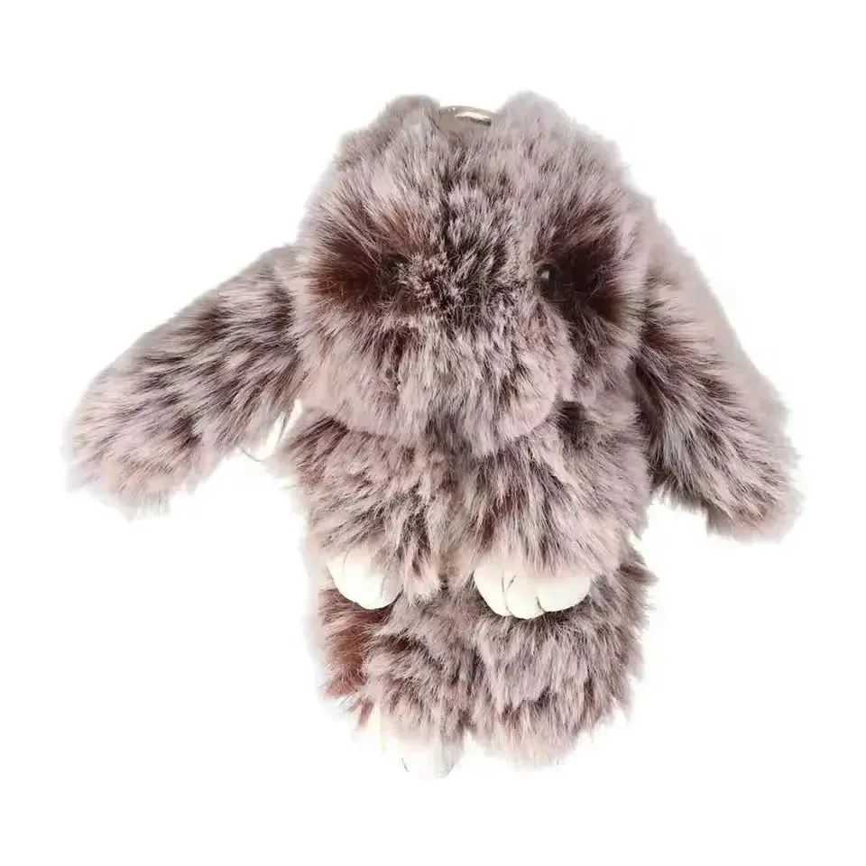 Ultra-Furry Bunny Plush Keychain