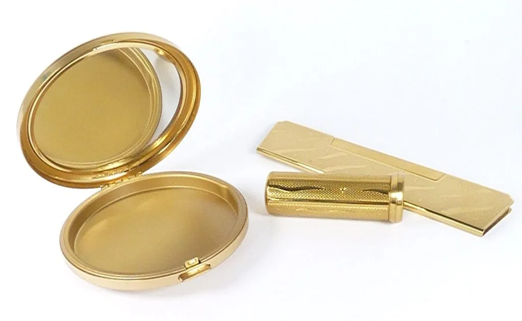 Unused Cased Melissa Brand Compact Mirror Set 1950s