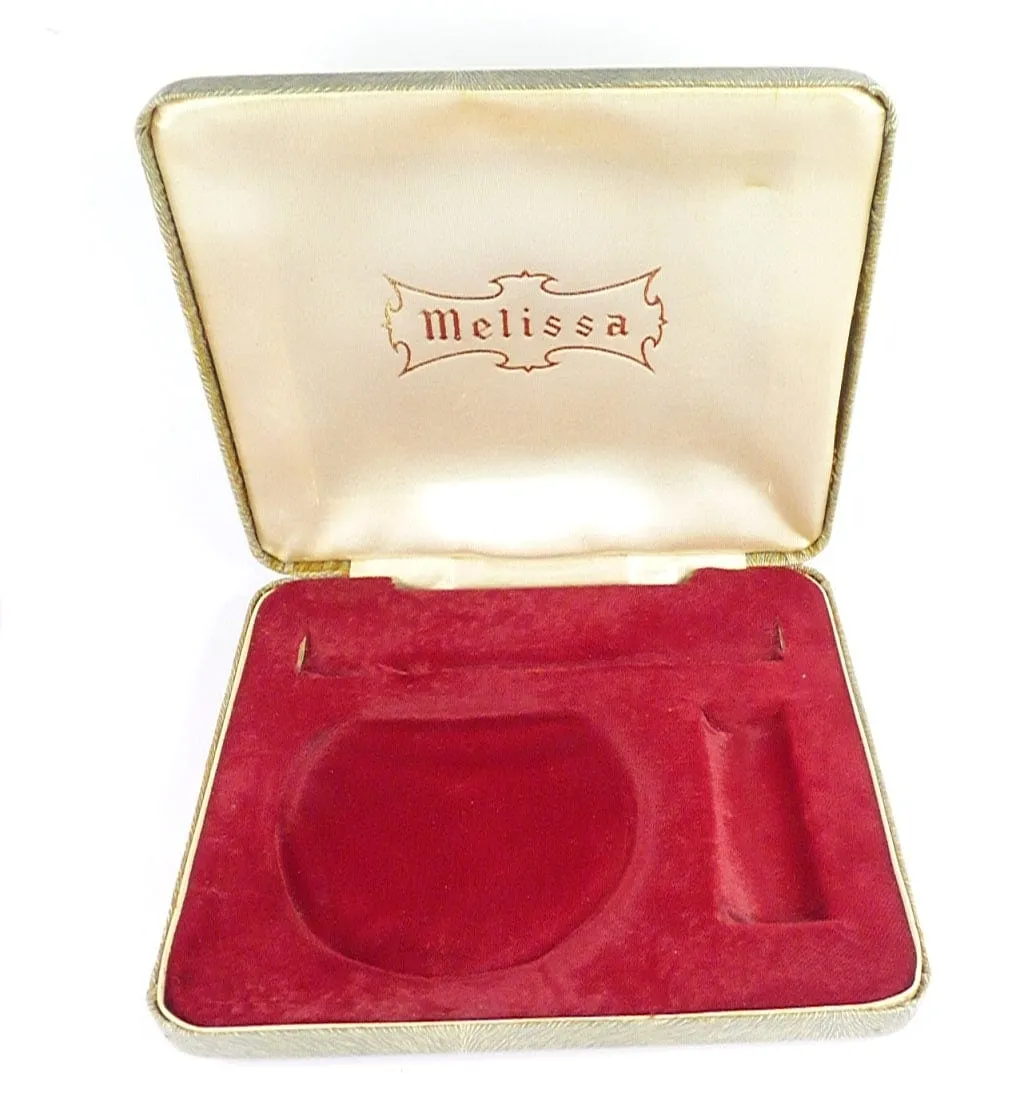 Unused Cased Melissa Brand Compact Mirror Set 1950s