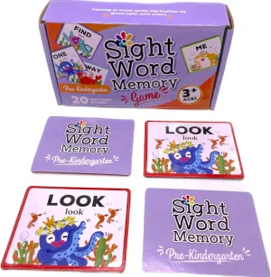 Urban Supply Sight Word Memory Game / Matching Game. Reading & Language Building for Grades Pre-Kindergarten Through Second Grade. Early Children's Educational Learn to Read (Pre-Kindergarten)
