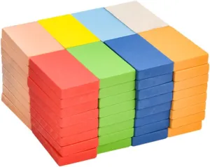 Vaguelly 1 Set 80PCS Extra Domino Game Blocks for Fun Educational for Development Building Blocks for Creative Play for Parent Interaction