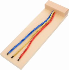 Vaguelly Wooden Hair Braiding Toy for Boy Girl Early Educational Learning Aid Safe Natural Wood for Fine Motor Skills Development Fun Braid Practice Tool for Boy Girl Years Old