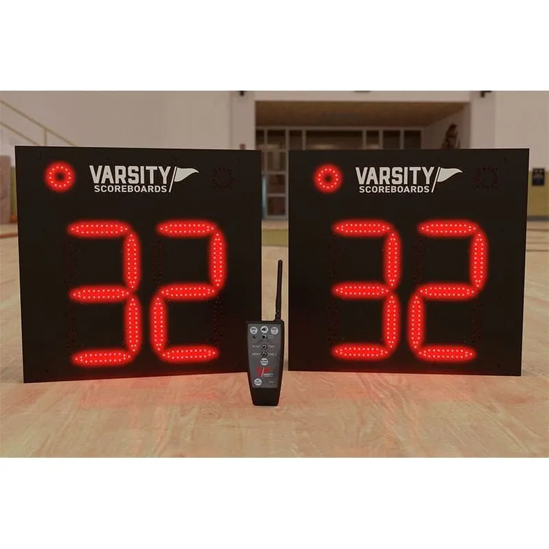 Varsity Scoreboards 2210SA Basketball Shot Clocks with Wireless Controller