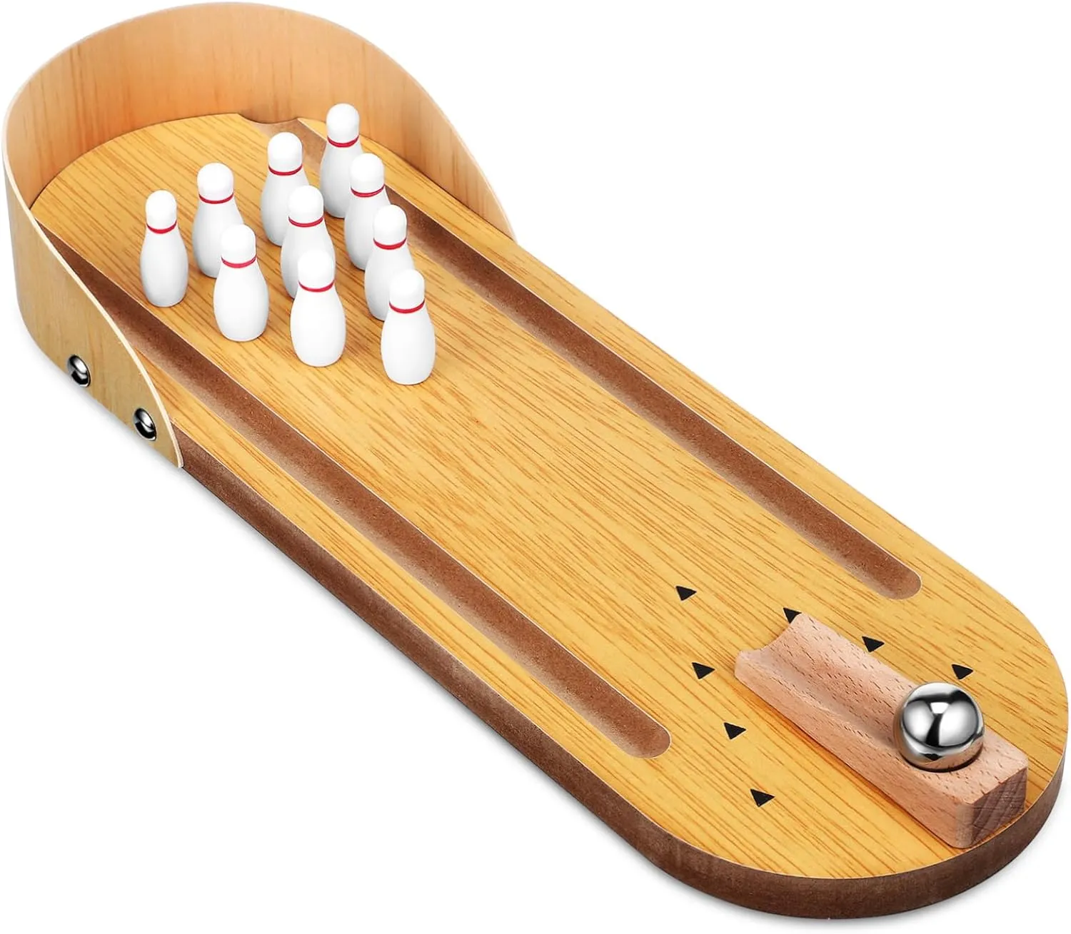 VICASKY 1 Set Set Mini Bowling Set Compact Tabletop Bowling Game for Adults Fun Indoor Party Entertainment for Family Gatherings and Portable Easy to Store