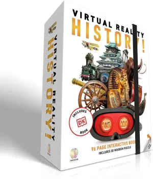 Virtual Reality History! - Illustrated Interactive VR Book and STEM Learning Activity Set - for Ages 8 and Up