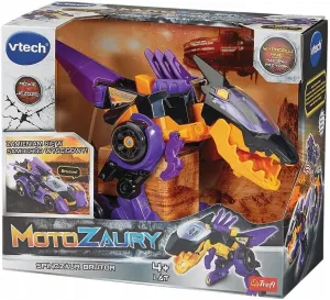 VTech Club, Motorcycles: Spinosaurus Brutor - Interactive Toy 2in1, Dinosaur Transforming into a Racing Car, for Children from 4 Years