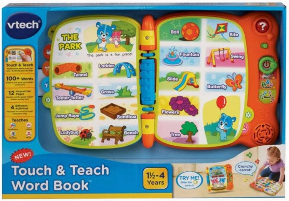 VTech Touch and Teach Word Book, Orange