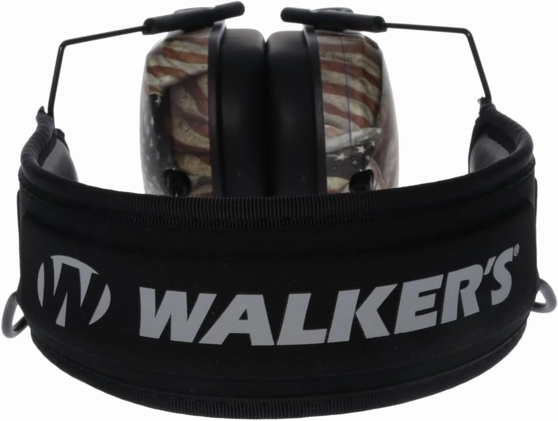 Walker's Razor Slim Ultra Low Profile Compact Design Adjustable Range Shooting Hunting Hearing Protection Electronic Earmuffs