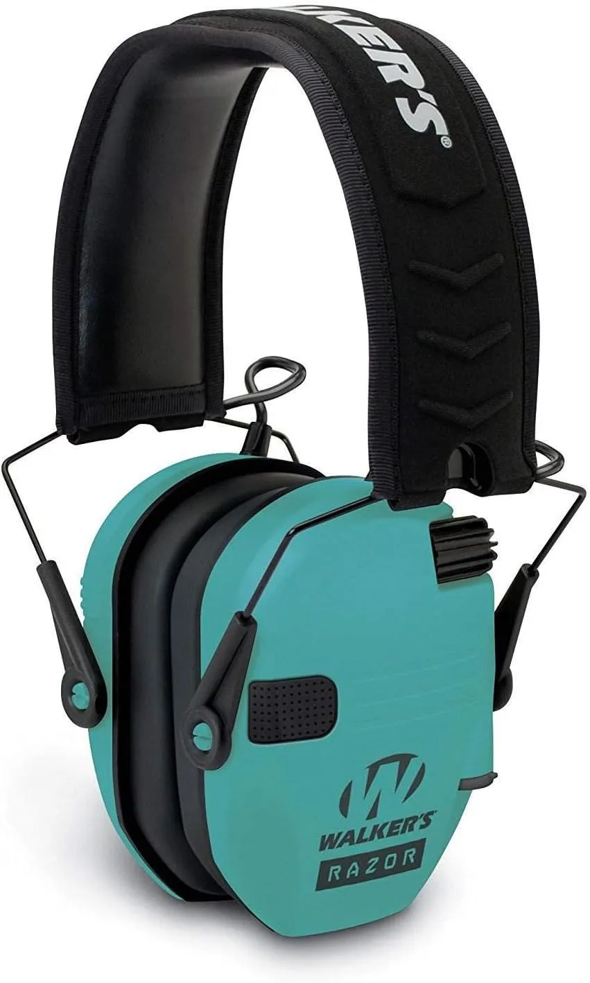 Walker's Razor Slim Ultra Low Profile Compact Design Adjustable Range Shooting Hunting Hearing Protection Electronic Earmuffs