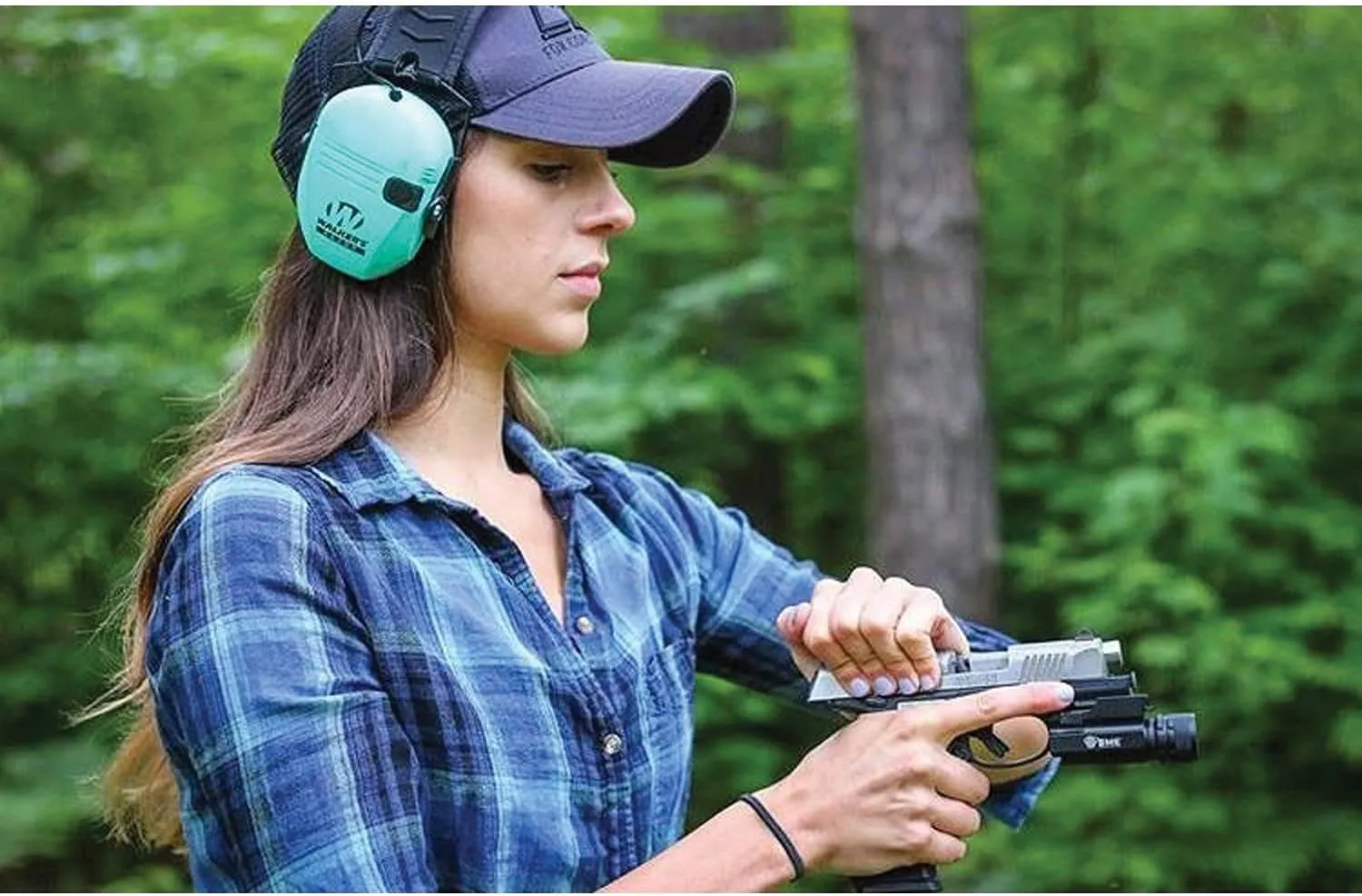 Walker's Razor Slim Ultra Low Profile Compact Design Adjustable Range Shooting Hunting Hearing Protection Electronic Earmuffs