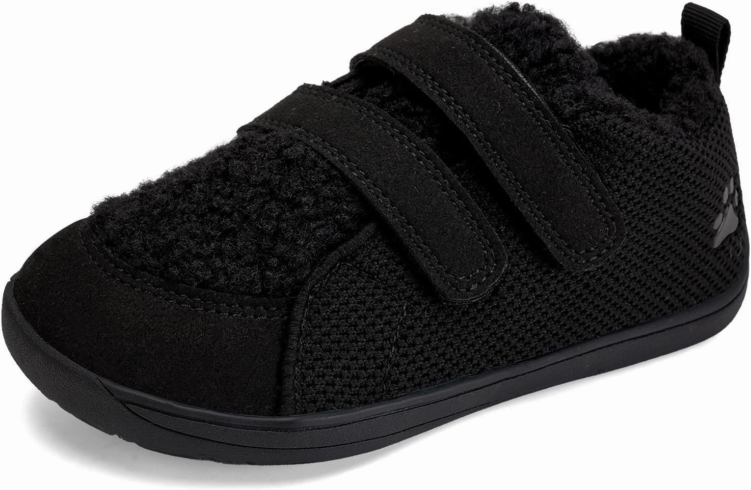 WateLves Toddler Little Kids Wide Barefoot Shoes Warm Winter House Shoes Baby Girls Boys Zero Drop Minimalist Plush Warm Sneakers for Indoor Outdoor