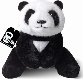 Weighted Panda Plush Stuffed Animals - 14" 3.5 lbs Weighted Microwavable Panda Heated Stuffed Animal Heating Pads for Adults & Kids, Plush for Stress Relief for All Ages