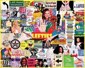 White Mountain Puzzles Lefties, 1000 Piece Jigsaw Puzzle