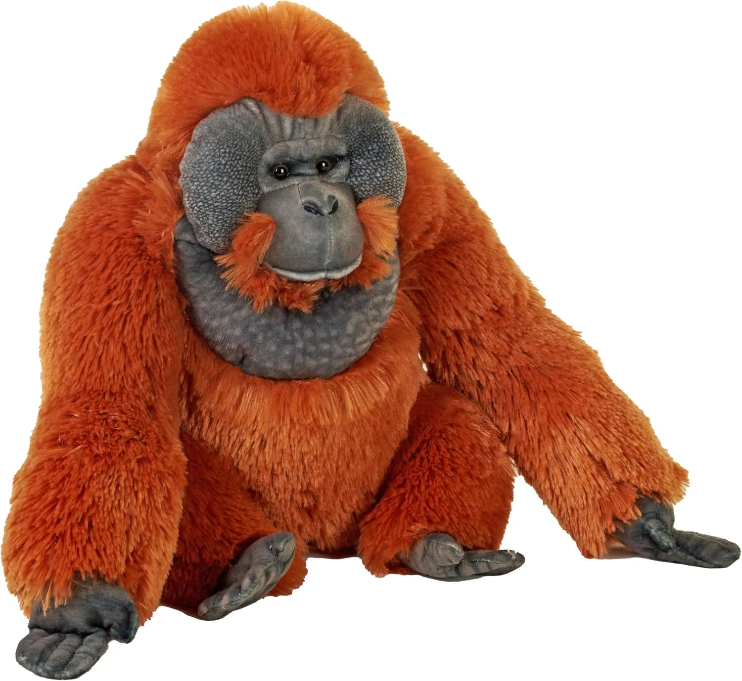 Wild Republic Artist Collection Eco Orangutan Male, Stuffed Animal, 15 Inches, Plush Toy, Eco-Friendly