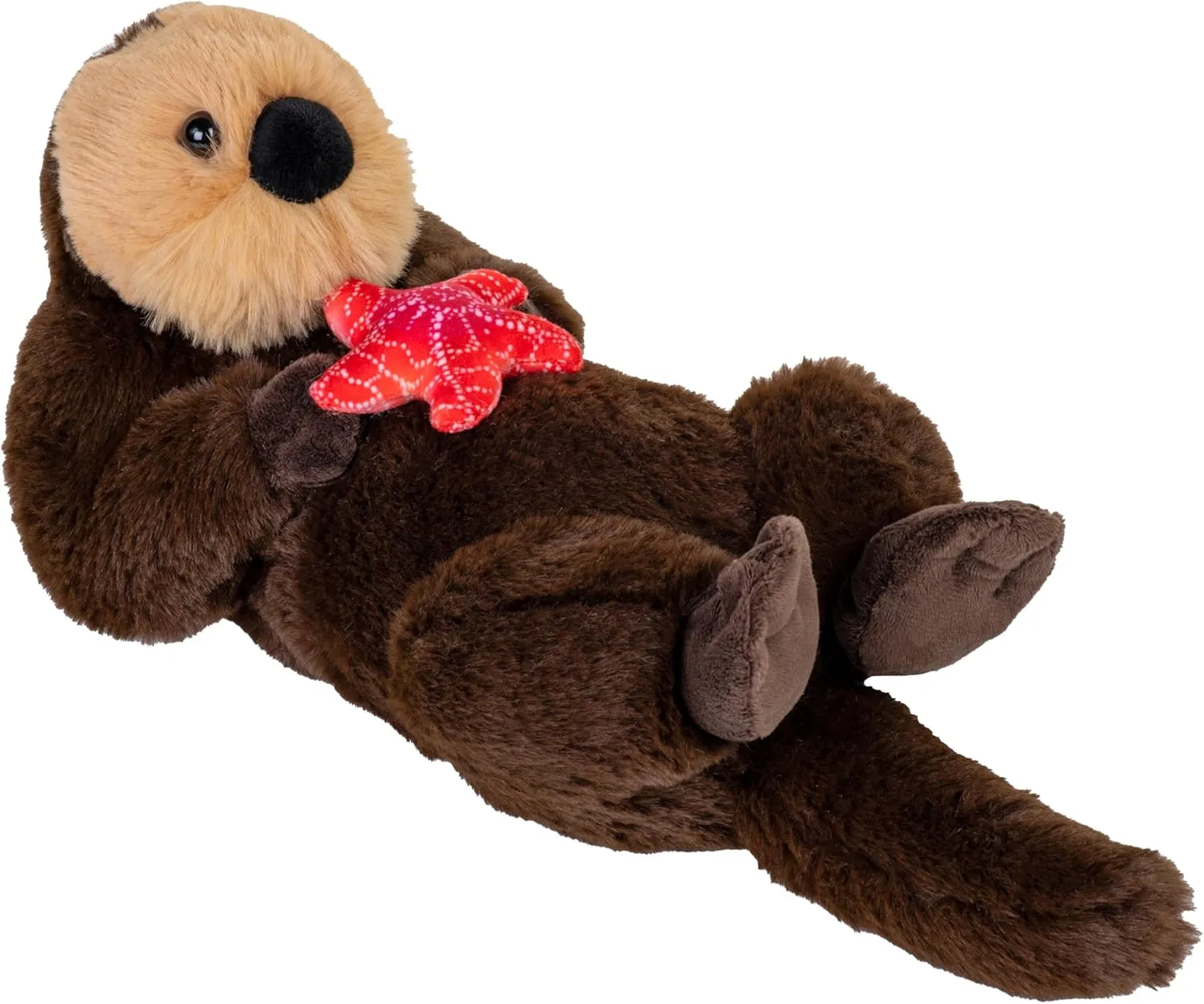 Wild Republic Earthkins Mini Sea Otter, Stuffed Animal, 8 inch, Plush Toy, Eco-Friendly