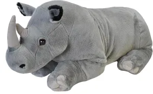 Wild Republic Jumbo Rhino Plush, Giant Stuffed Animal, Plush Toy, Gifts for Kids, 30 Inches