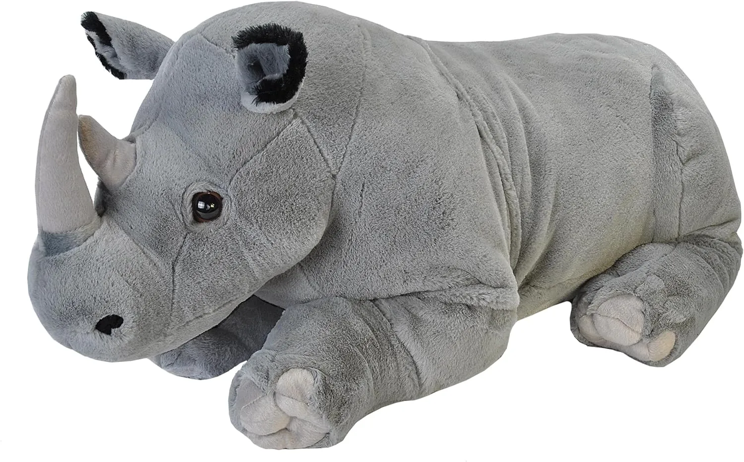 Wild Republic Jumbo Rhino Plush, Giant Stuffed Animal, Plush Toy, Gifts for Kids, 30 Inches