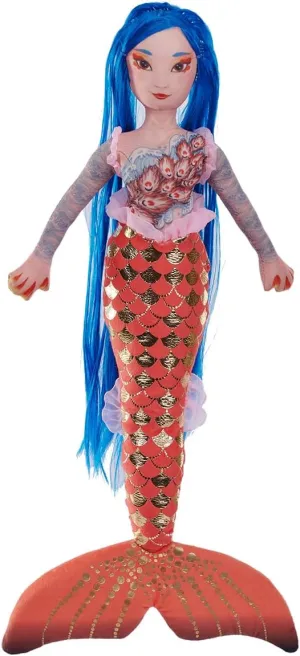 Wild Republic Mysteries of Atlantis, Mermaid Luna, Stuffed Toy, 20 inches, Gift for Kids, Plush Toy, Doll, Fill is Spun Recycled Water Bottles