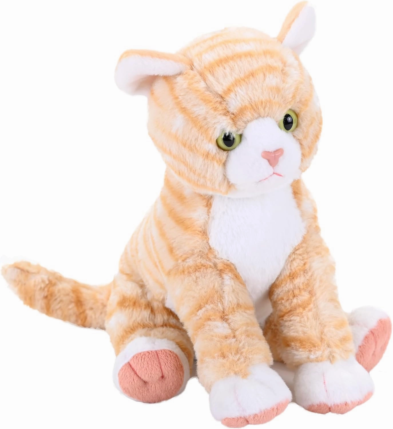 Wild Republic Cuddlekins Orange Tabby Cat, Stuffed Animal, 12 Inches, Plush Toy, Fill is Spun Recycled Water Bottles