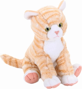 Wild Republic Cuddlekins Orange Tabby Cat, Stuffed Animal, 12 Inches, Plush Toy, Fill is Spun Recycled Water Bottles