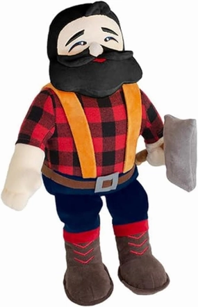 WISHPETS – Lumberjack Paul Bunyan Plush Stuffed Toy – 14 Inch Unique Soft Plaid Plushie Toy – Friendly Nature Learning Gift for Kids Toddlers