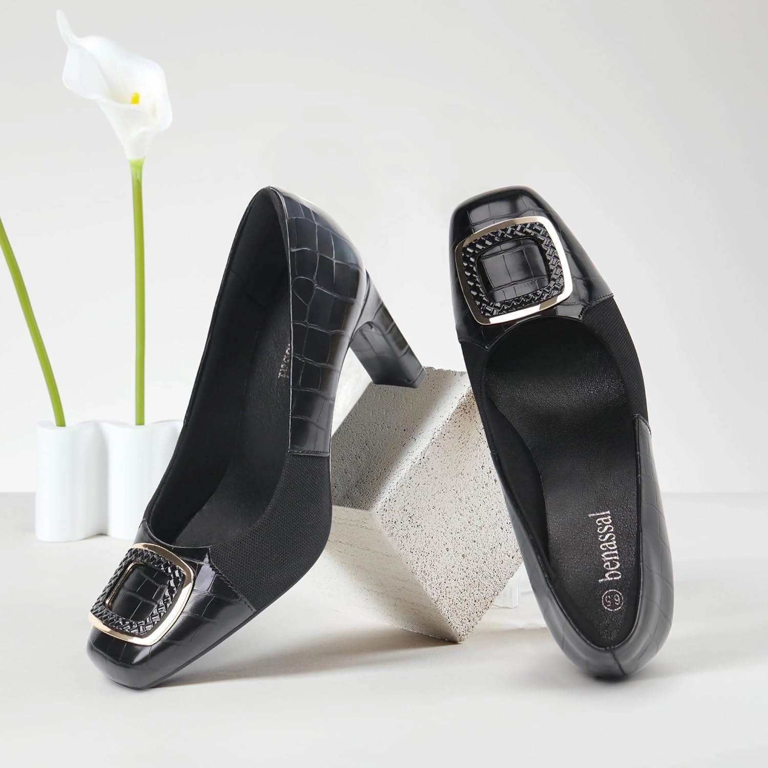 Women Dress Pumps Orthotic Heels Orthopedic Bunion Shoes