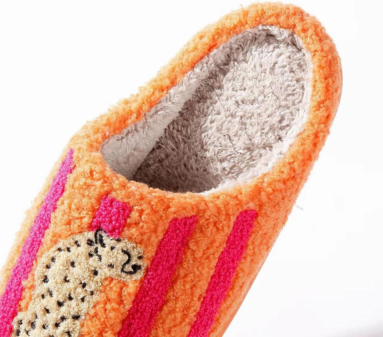 Womens Mens Fluffy Plush Slippers Soft thermal shoesRetro cartoon cute slippers at hom Indoor Outdoor Boys and girls slippers Memory Foam Retro Indoor Outdoor Home Couple Shoes
