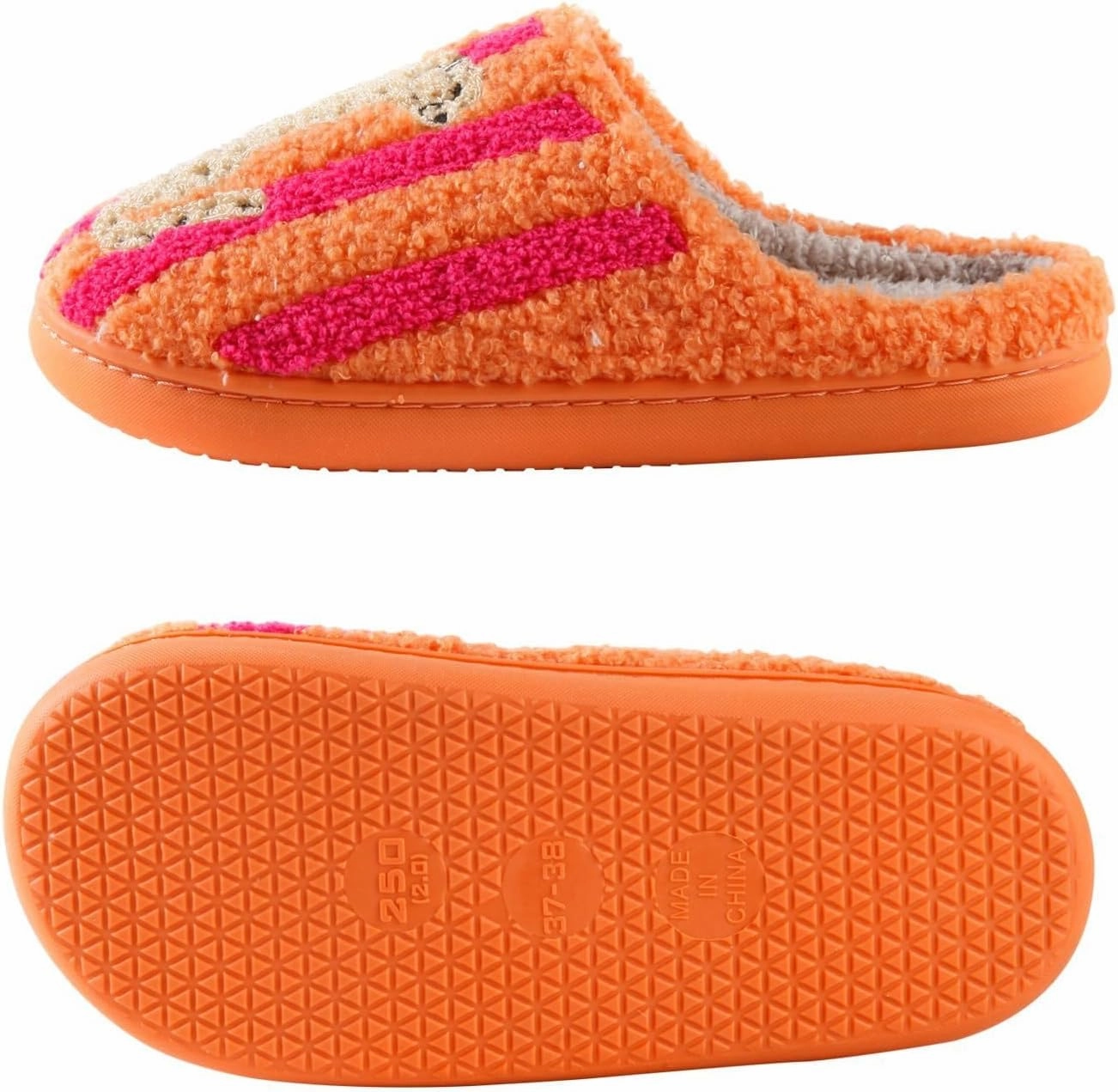 Womens Mens Fluffy Plush Slippers Soft thermal shoesRetro cartoon cute slippers at hom Indoor Outdoor Boys and girls slippers Memory Foam Retro Indoor Outdoor Home Couple Shoes