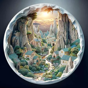 Wooden Puzzles for Adults - 3D Vision Effects Cave-2 Wooden Jigsaw Puzzles - Unique Shaped Wooden Jigsaw Puzzles for Adults - Animal Wooden Puzzle Creative Birthday Gifts - Puzzle Toys - 200pcs