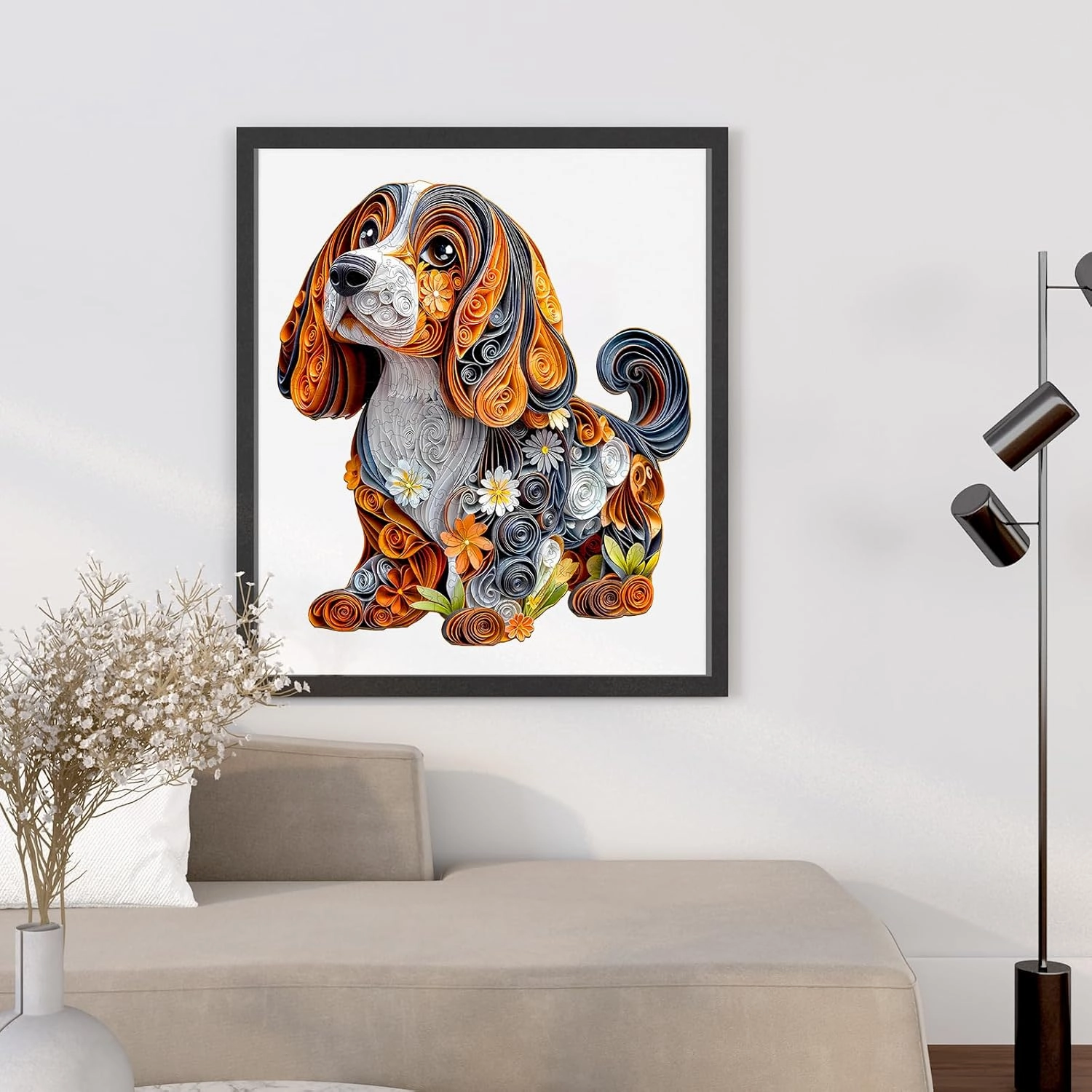 Wooden Puzzles for Adults - Paper Dachshund Wooden Puzzles - Unique Shaped Wooden Jigsaw Puzzles - Animal Wooden Puzzle Creative Gifts - Puzzle Toys - (190pcs)