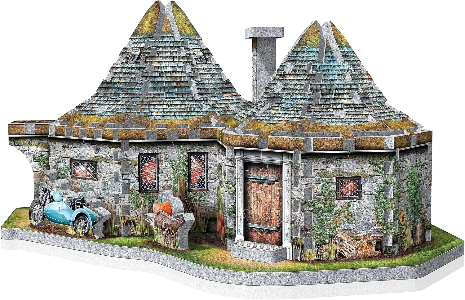 Wrebbit 3D Harry Potter Hagrid’s Hut Puzzle, 270 Pieces, Real Jigsaw Puzzle for Adults and Teens, Paper, Beginner