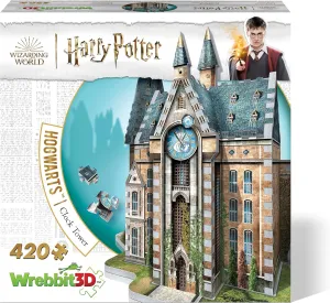 Wrebbit3D Harry Potter Hogwarts Clock Tower 3D Puzzle for Teens and Adults | 420 Real Jigsaw Puzzle Pieces | Not Just an Ordinary Model Kit for Adults for Harry Potter Fans