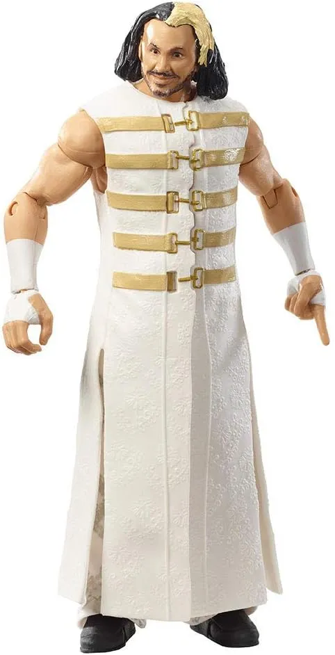 WWE Elite Collection Matt Hardy WrestleMania 34 Action Figure with Deluxe Articulation, Life-like Detail, Authentic Ring Gear, Swappable Hands & Accessory