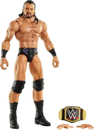 WWE MATTEL ​Top Picks Elite Drew McIntyre 6-inch Jeff Action Figure with Deluxe Articulation for Pose and Play, Life-like Detail, Authentic Ring Gear & Accessory,Multi,GVC02