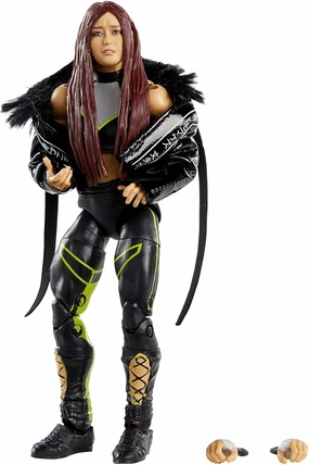 WWE Lo Shira Elite Series #79 Deluxe Action Figure with Realistic Facial Detailing, Iconic Ring Gear & Accessories