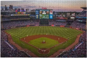 WZVZGZ Baseball Field 300 Pieces Jigsaw Puzzles for Adults Children - Exercise Patience Puzzle Game - Education Intellectual Large Puzzle Game Toys Gift