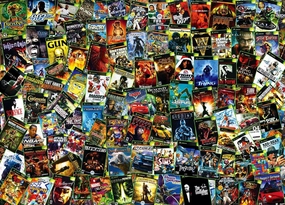 X-Treme Games Collage Puzzle for Adults and Kids | Difficult 1000-Piece Jigsaw Puzzle Toy | Interactive Brain Teaser, Fun Quarantine Gifts | 28 x 20 Inches