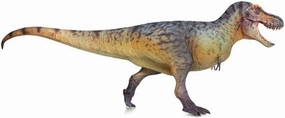 XINPANYIAN HAOLONGGOOD Tyrannosaurus Rex Dinosaur Model with Movable Jaw, Prehistoric Animal Figure (Color B)