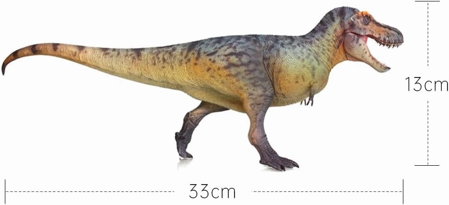XINPANYIAN HAOLONGGOOD Tyrannosaurus Rex Dinosaur Model with Movable Jaw, Prehistoric Animal Figure (Color B)