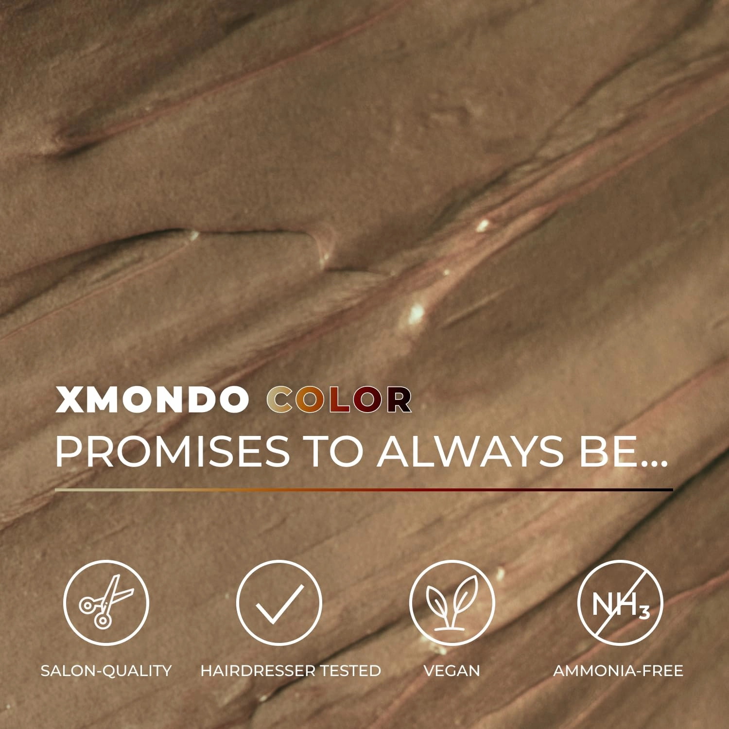XMONDO Color Golden Blonde Color Depositing Mask & Semi-Permanent Hair Dye Super Gloss Infused with Bond Boosters for Nourishment, Revitalize & Repair, Vegan Formula, 8 Fl Oz
