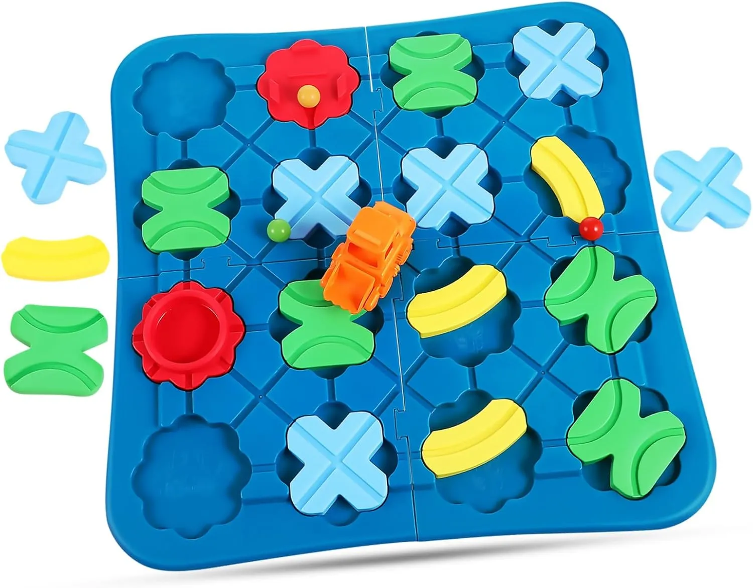 YARNOW 1 Set Road Building for Logical Track Puzzle Game Activity for Boys Encourages Creativity Parent Interaction Construction
