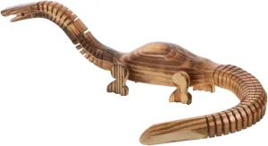 YARNOW Realistic Wooden Dinosaur Model Safe Animal Ornament for Interactive Miniature Figure for Creative Play Dinosaur Decor for Boys