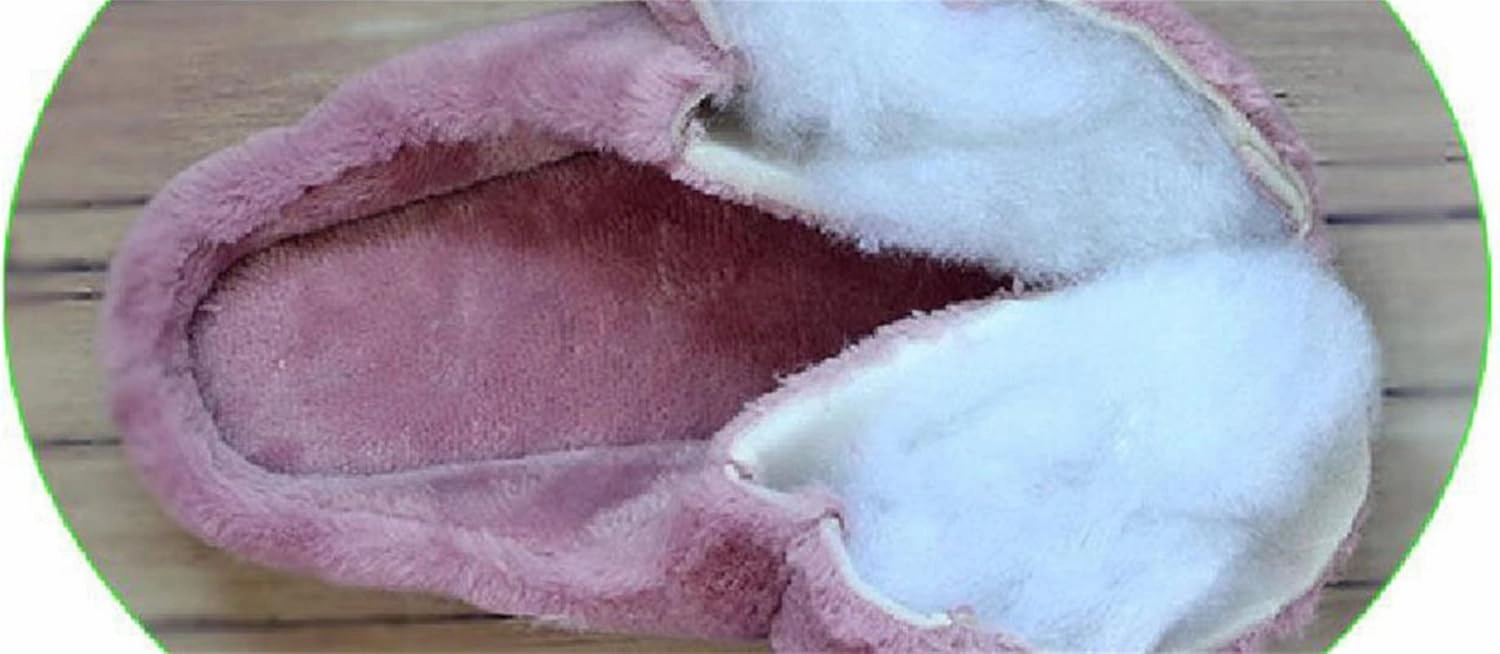 YILANLAN Women's Cartoon Animal Hippo Slippers - Winter Warm Furry Cute Home Slippers